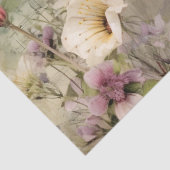  Muziek Bloemen Franse Hummingbird Art Tissuepapier (Detail)