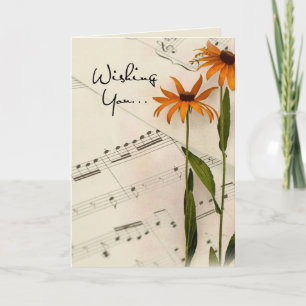 Muziek bloemen krijgen goed kaart