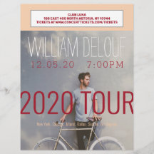 Muziek, boek, rondleiding, band, Auteur Flyer