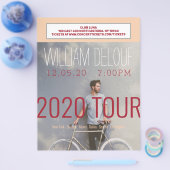 Muziek, boek, rondleiding, band, Auteur Flyer (Enkel)