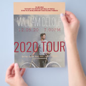 Muziek, boek, rondleiding, band, Auteur Flyer (Hand)