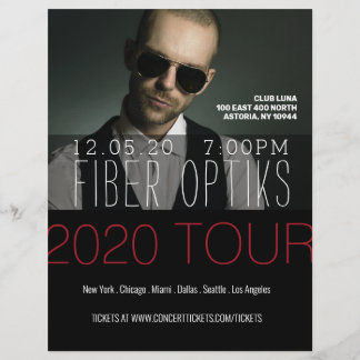 Muziek, boek, rondleiding, band, Auteur Flyer