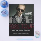 Muziek, boek, rondleiding, band, Auteur Flyer (Enkel)