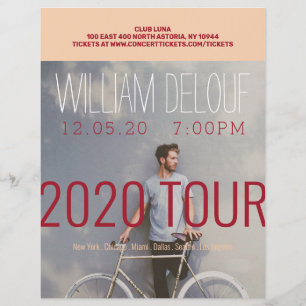 Muziek, Boek, Tournee, Band, Auteur Flyer