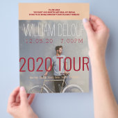 Muziek, Boek, Tournee, Band, Auteur Flyer (Hand)