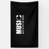 Muziek Brengt Mensen Samen Spandoek (Verticaal)