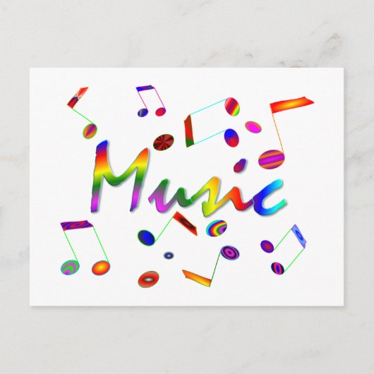Muziek Briefkaart (Voorkant)
