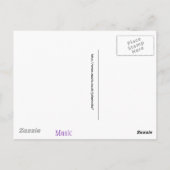 muziek briefkaart (Achterkant)