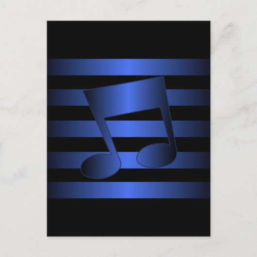 muziek briefkaart (Voorkant)