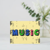 Muziek Briefkaart (Staand voorkant)