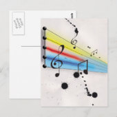 Muziek Briefkaart (Voorkant / Achterkant)