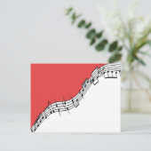 Muziek Briefkaart (Staand voorkant)