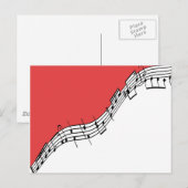 Muziek Briefkaart (Voorkant / Achterkant)