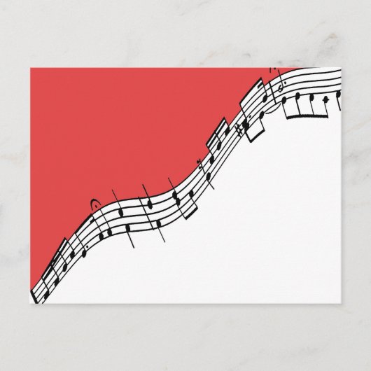 Muziek Briefkaart (Voorkant)