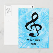 Muziek Briefkaart (Voorkant / Achterkant)