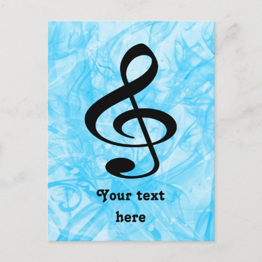 Muziek Briefkaart (Voorkant)