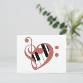 Muziek Briefkaart (Staand voorkant)