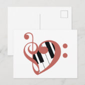 Muziek Briefkaart (Voorkant / Achterkant)