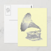 muziek briefkaart (Voorkant / Achterkant)