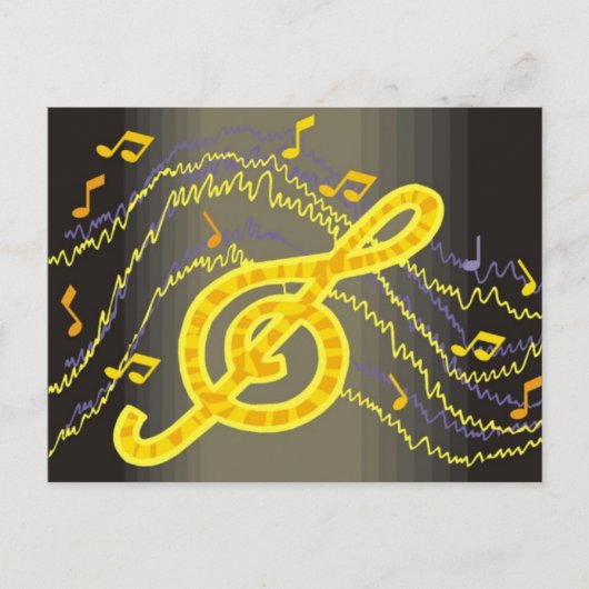 Muziek Briefkaart (Voorkant)