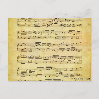 Muziek briefkaart 24