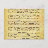 Muziek briefkaart 24 (Voorkant)