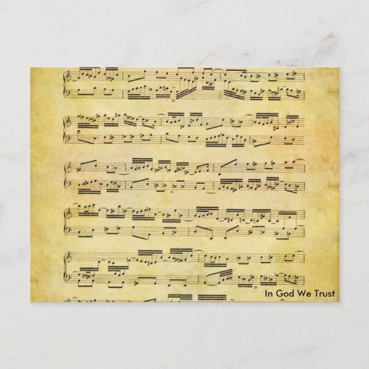 Muziek briefkaart 24 (Voorkant)