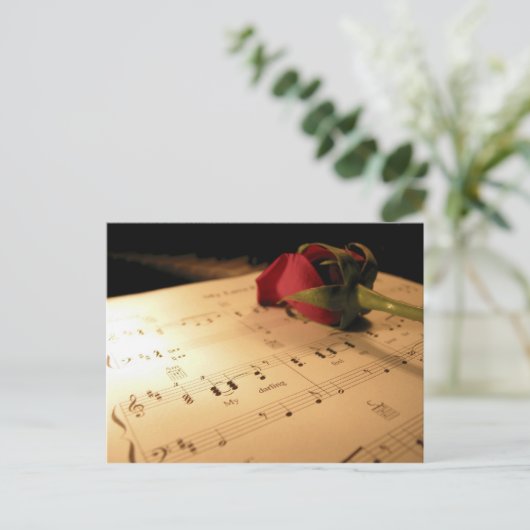 Muziek briefkaart 28 (Staand voorkant)