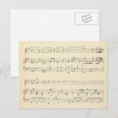 Muziek briefkaart 36 (Voorkant / Achterkant)