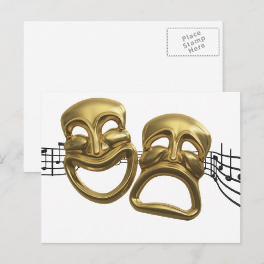 Muziek briefkaart 37 (Voorkant / Achterkant)