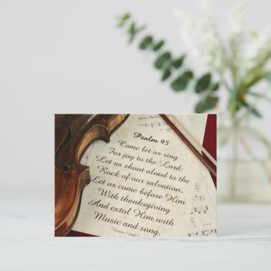 muziek briefkaart 48 (Staand voorkant)