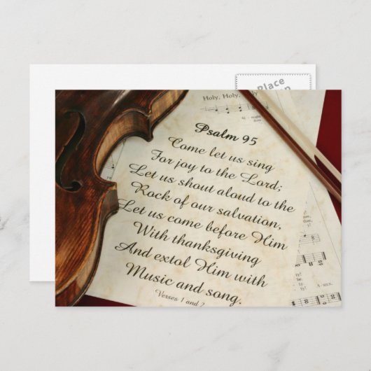 muziek briefkaart 48 (Voorkant / Achterkant)