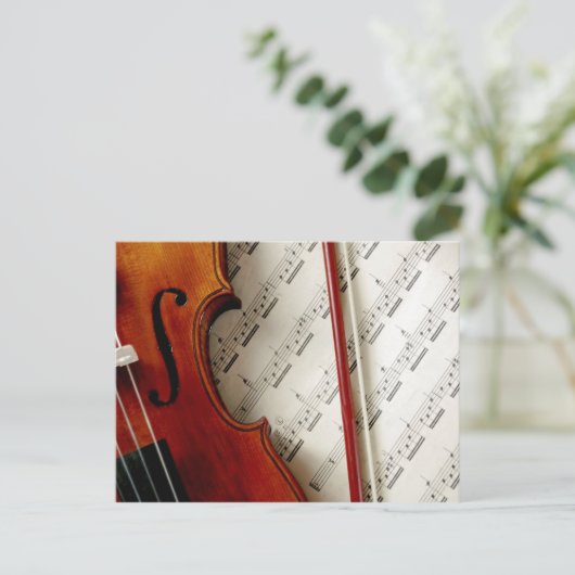 Muziek briefkaart 9 (Staand voorkant)