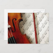 Muziek briefkaart 9 (Voorkant / Achterkant)