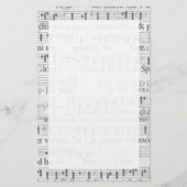 Muziek Briefpapier (Voorkant)