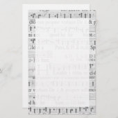 Muziek Briefpapier (Voorkant / Achterkant)