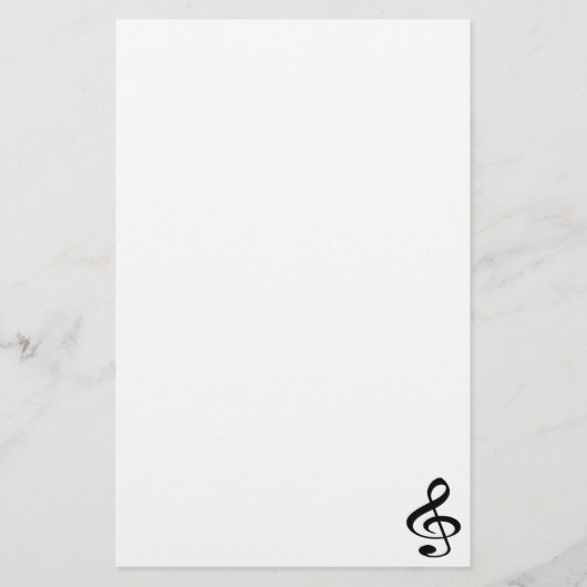 Muziek Briefpapier (Voorkant)
