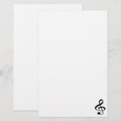 Muziek Briefpapier (Voorkant / Achterkant)