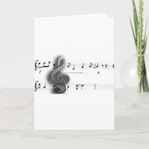 Muziek Briefpapier en Stickers! Notitiekaartje