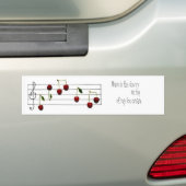 Muziek Bumpersticker (Op auto)