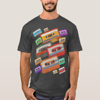 Muziek Cadeau Idee 80s Retro Cassette grappig T-shirt