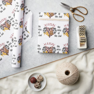 Muziek Cadeaupapier