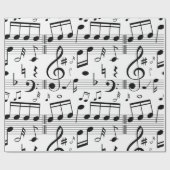 Muziek Cadeaupapier (Vlak)