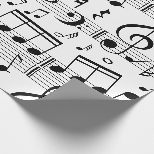 Muziek Cadeaupapier (Hoek)