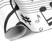 Muziek Cadeaupapier (Rol Hoek)