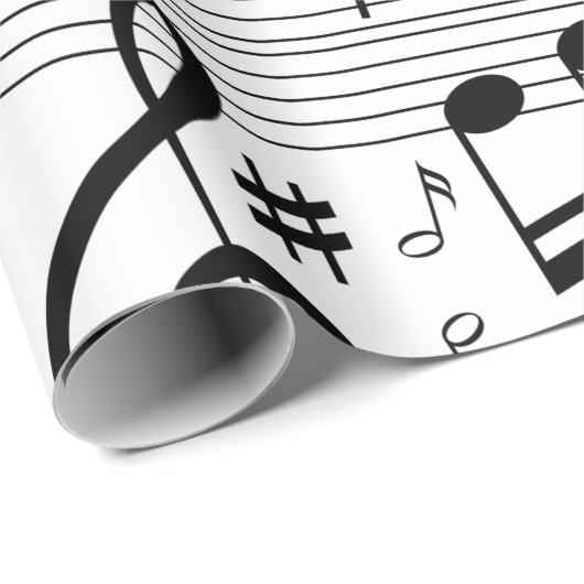 Muziek Cadeaupapier (Rol Hoek)