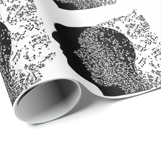 Muziek Cadeaupapier (Rol Hoek)