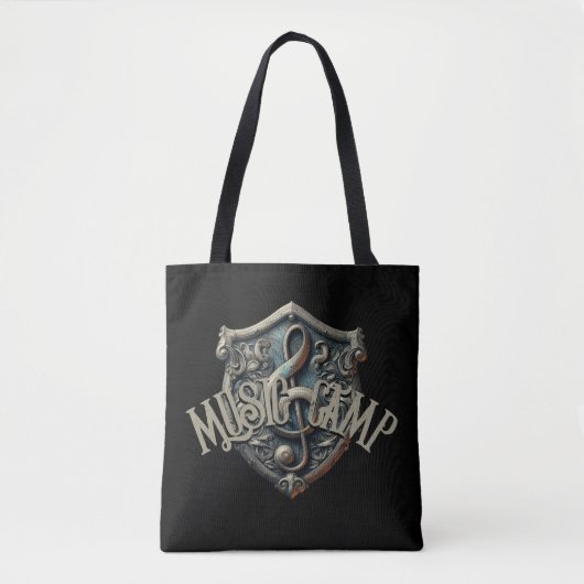 Muziek Camp Canvas tas (Voorkant)