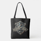 Muziek Camp Canvas tas (Achterkant)