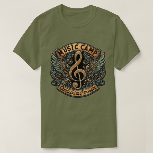 Muziek Camp T-shirt (Design voorkant)